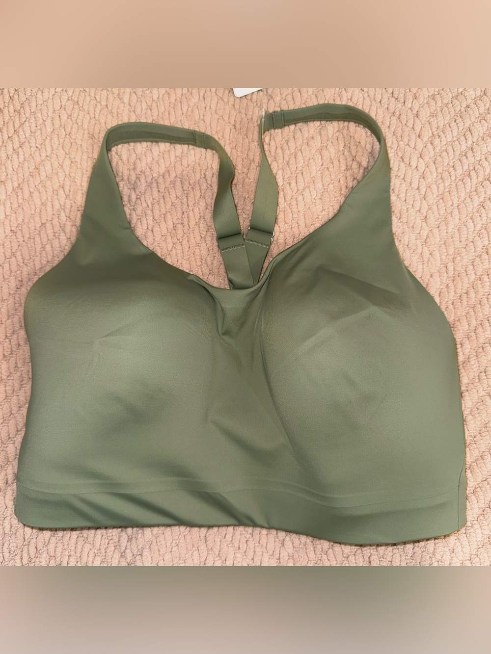 Athleta Advance Bra B-G High Impact Sports Bra Eucalyptus Green 36DD NWT